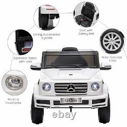 Homcom Mercedes Benz G500 12v Enfants Électric Ride Sur Voiture Jouet Avec Télécommande