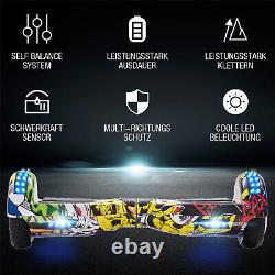 Hoverboard Hip-hop 6.5 Bluetooth Self-balancing Scooters Électriques 2wheels Board