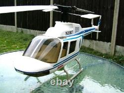 Ikarus Eco 7 Bell 206b3 110 Jet Ranger Rc Radio Télécommande Hélicoptère