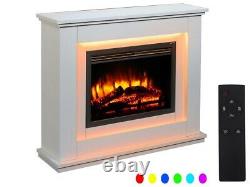 Incendies Castleton Electric Fire Inset Fireplace Heater With Remote Control New