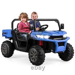 Kids Electric Ride On Dump Truck 2-seater 12v Ride On Toy Utv Télécommande
