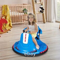 Kids Ride On Bumper Car Toy Voiture Électrique 6v Télécommande 360° Spin