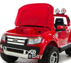 Les Enfants Montent Sur Le Camion Électrique 4x4 Télécommandé Ford Ranger Jeep Electric Car Toy / Cars