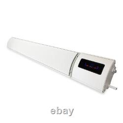 Mirrorstone 1800w White Infrared Bar Heater Avec Télécommande, Utilisation À L'intérieur
