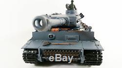 Modèle Allemand Tiger 1 Télécommande Rc Armée Militaire Guerre Mondiale Tank Smoke Sound