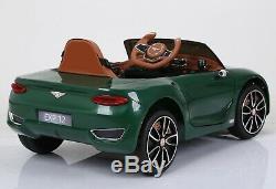 New Green Bentley Exp12 Electric Tour Sur La Voiture Télécommande Siège En Cuir