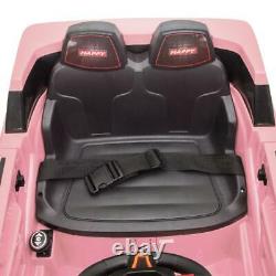 Nouveau 12v Kids Electric Battery Ride On Car Parental Remote Control Pink