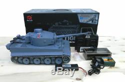 Nouveau Heng Long Radio Télécommande Rc Tank Allemand Tiger Super Version Pro