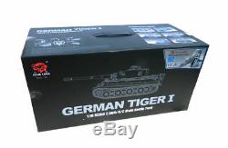 Nouveau Heng Long Radio Télécommande Rc Tank Allemand Tiger Super Version Pro