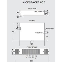 Nouveau Myson Kickspace Kitchen Plinth Heater Kickspace 500 600 800 Ventilateur Convecteur