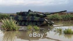 Nouvel Énorme 2.4ghz Heng Long Radio Télécommande Rc Tank Otan Leopard 2a6 Fumée