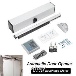 Ouvre-porte automatique Kit d'ouvre-porte électrique pour portes battantes à double bras Télécommande Royaume-Uni.