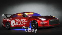 Rc Exceed 1/10 Madspeed ​​drift Roi Gt-r Brushless Télécommande Drift Voiture + Led