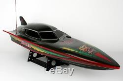 Rc Vente Furtif Remote Radio Noir Control Ep Racing Speed ​​boat Modèle 7000 Toy