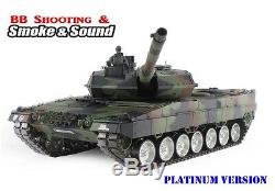 Réservoir Rc Télécommandé Heng Long Nato Leopard 2a6 - Platinum