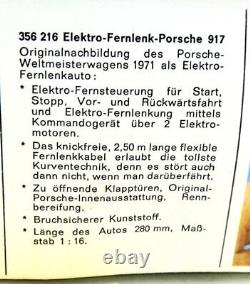 Schuco 356216 Porsche 917 Servo Électrique Télécommandé OVP LB2