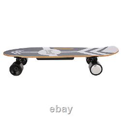 Skateboard Électrique 350w Avec Contrôle À Distance Longboard Unisexe Adulte Adolescents Nouveau Noir