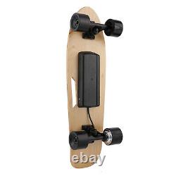 Skateboard Électrique 350w Avec Contrôle À Distance Longboard Unisexe Adulte Adolescents Nouveau Noir