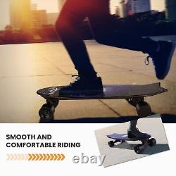 Skateboard Électrique Adulte E-skateboard Longboard Télécommande 20-30km/h Cadeaux