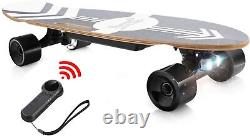 Skateboard Électrique Avec Contrôle À Distance E-longboard Pour Adolescents Adultes 20km/h Top Speed