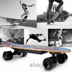 Skateboard Électrique Avec Contrôle Complet À Distance E-board 350w Cadeau Pour Adultes Et Adolescents Nouveau