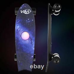 Skateboard Électrique E-longboard Avec Contrôle À Distance Noir 35km/h Adulte Unisexe Nouveau