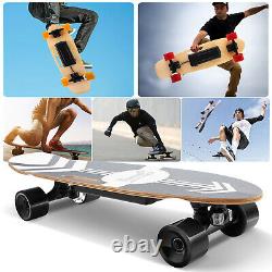 Skateboard Électrique E-skateboad Télécommande Longboard Cadeau Adulte 350w 20km/h