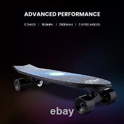 Skateboard Électrique Longboard 350w Avec Contrôle À Distance Skateboard Cadeau Adulte 25km/h