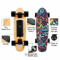 Skateboard Électrique Longboard Avec Contrôle À Distance 350w E-skateboard Adolescents Adultes