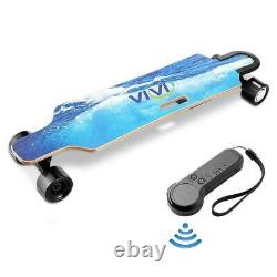 Skateboard Électrique Longboard Avec Contrôle À Distance 700w Dual Motor Adulte Adolescents New Uk