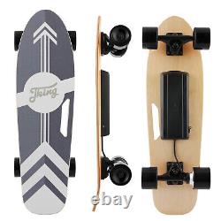 Skateboard Électrique Longboard Scooter 20km/h Avec Télécommande Adulte Unisexe