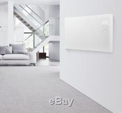 Smart Wifi Control App 2000w En Verre Blanc Radiateur Électrique / Mur Chauffant Panneau