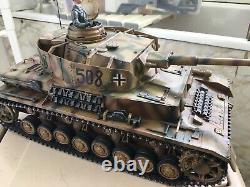 Tamiya 116 Modèle À L'échelle Télécommande Rare Panzer 4 Réservoir Allemand Ww2 S'il Vous Plaît Lire
