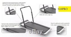 Tapis Roulant Pliant Électrique Intelligent Marche Pad Portable Gym Cardio Excercise Blanc