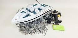 Uk Rc Speed Boat Atlantic Yacht Racing Boat Remote Control Transmitter Ship Rtr