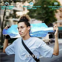 VIVI Skateboard Électrique E-skateboard Avec Contrôle À Distance, 350w2 Motor 30km/h A+ Uk