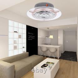 Ventilateur De Plafond Led Light Dimmable Ventilateur Lumière, 3 Ventilateurs De Plafond De Vitesse Télécommande
