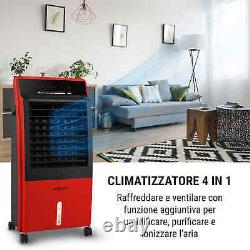 Ventilateur De Refroidisseur D'air Portatif Purificateur D'humidificateur De Conditionnement Maison 2000w 65w Rouge