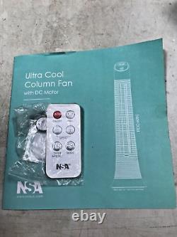 Ventilateur de colonne NSA avec télécommande blanc, TFDC-60-RC/W C64