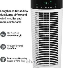 Ventilateur de tour MYCARBON avec télécommande, ventilateur oscillant de refroidissement sur pied