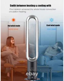 Ventilateur de tour sans lame Air chaud et froid Portable intelligent Refroidissement chaud