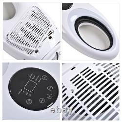 Ventilateur sans lame avec télécommande incluse, lumières LED de couleur, écran et minuterie.