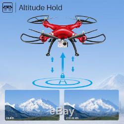 Véritable Avion Sans Tête De L'altitude De L'appareil Photo Syma X8hg Rc Quadcopter Drone 8mp