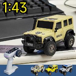 Voiture RC LDARC X43 Crawler avec contrôleur 1/43 Simulation Frame Full 4WD Remote Con