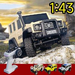 Voiture RC LDARC X43 Crawler avec contrôleur 1/43 Simulation Frame Full 4WD Remote Con