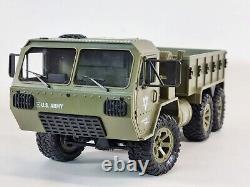 Voiture RC Monster Truck Jeep 6WD 6x6 Tank militaire Haute vitesse 1/12 Télécommande