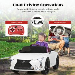 Voiture électrique Lexus sous licence pour enfants avec batterie 12V et télécommande