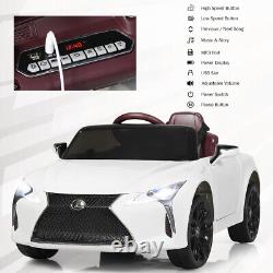 Voiture électrique Lexus sous licence pour enfants avec batterie 12V et télécommande