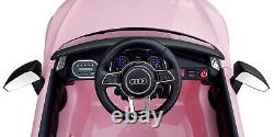 Voiture électrique pour enfants Audi R8 Spyder 12V avec batterie et télécommande parentale