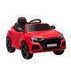 Voiture électrique Pour Enfants Homcom Audi Rs Q8 6v Avec Télécommande Rouge